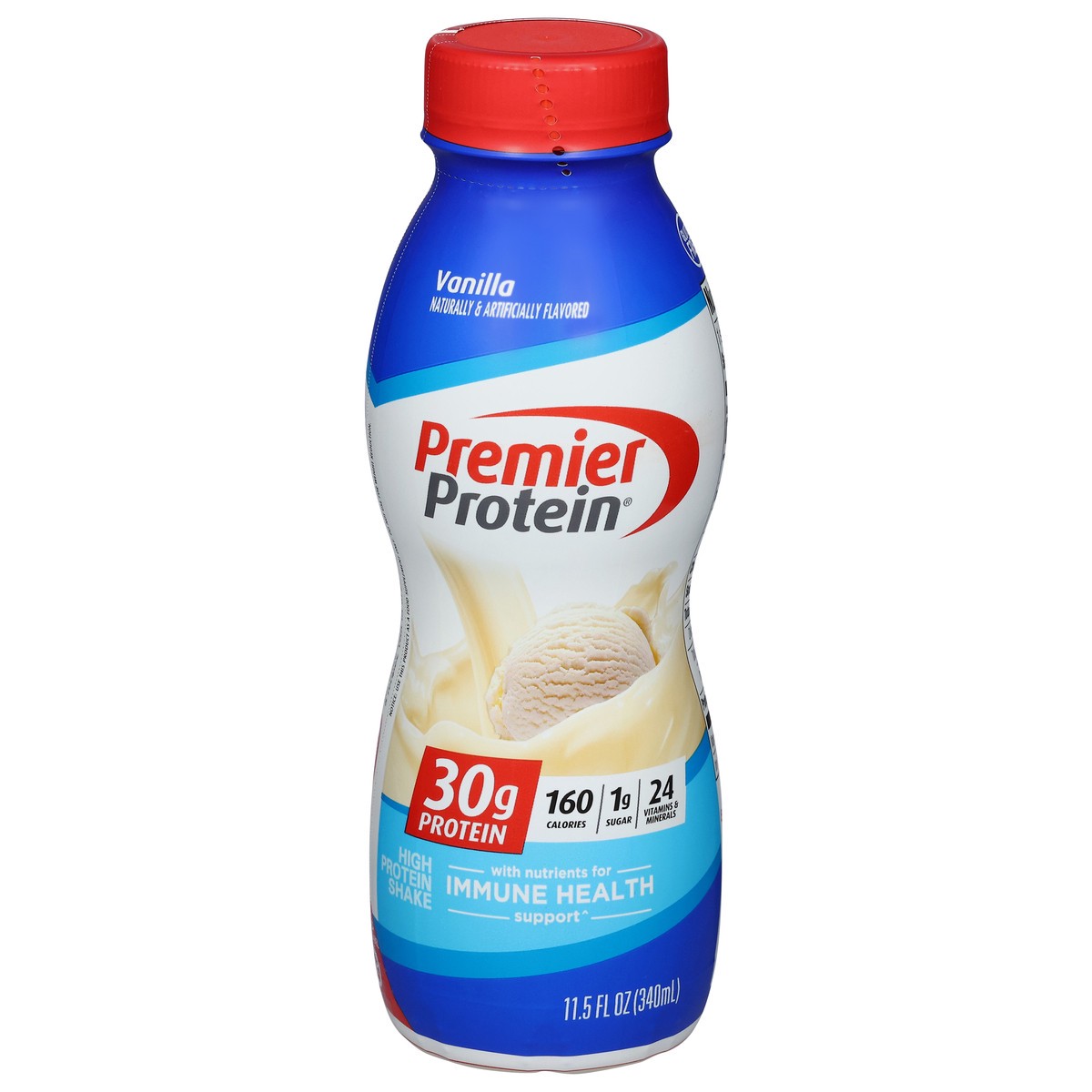 slide 1 of 9, Premier Protein Premier Nutrition Protein Shake Vanilla, 11.5 oz