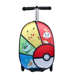 Pokemon Kids' Hardside Carry On Scooter Suitcase