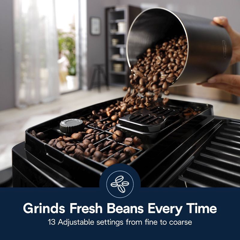 slide 4 of 11, DeLonghi Magnifica Start Automatic Coffee and Espresso Machine with Milk Frother for Hot and Iced Lattes, Coffee and More ECAM22022B, 1 ct