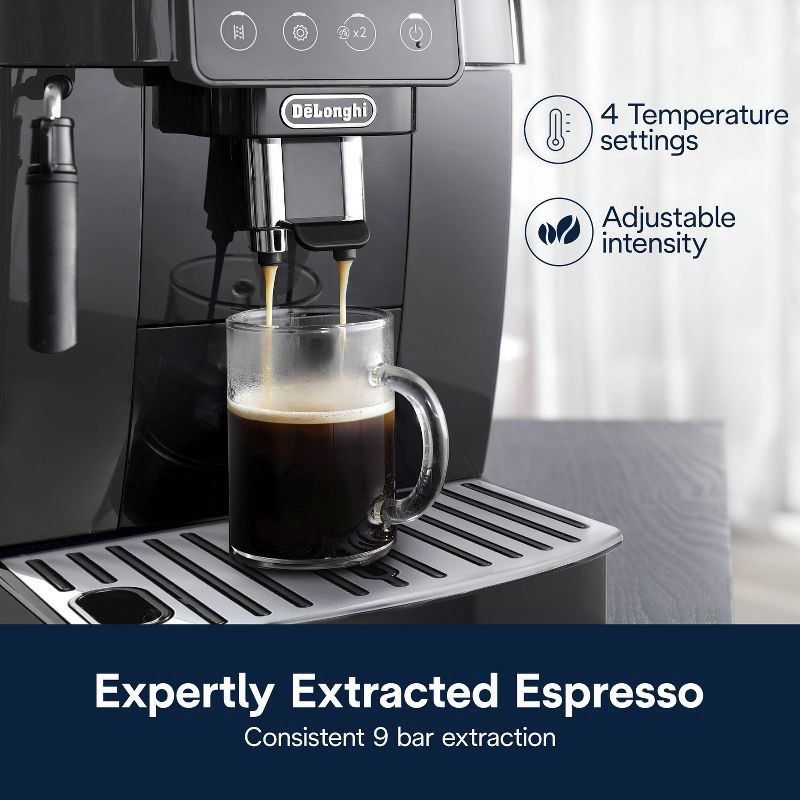 slide 7 of 11, DeLonghi Magnifica Start Automatic Coffee and Espresso Machine with Milk Frother for Hot and Iced Lattes, Coffee and More ECAM22022B, 1 ct