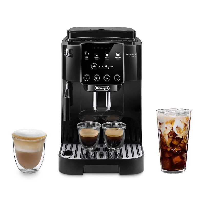 slide 1 of 11, DeLonghi Magnifica Start Automatic Coffee and Espresso Machine with Milk Frother for Hot and Iced Lattes, Coffee and More ECAM22022B, 1 ct