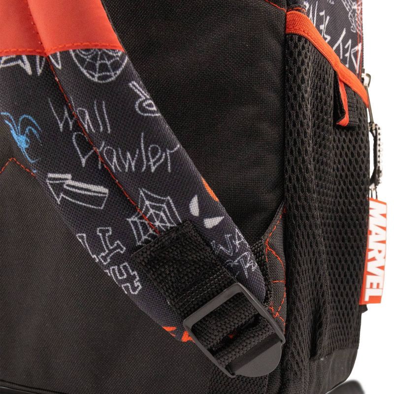 slide 6 of 7, Marvel Kids' Spider-Man 16" Backpack - Black, 1 ct