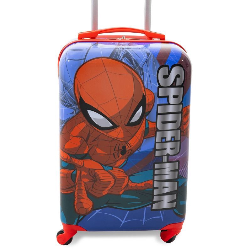 slide 2 of 7, Marvel Kids' Spider-Man Hardside Carry On Spinner Suitcase, 1 ct