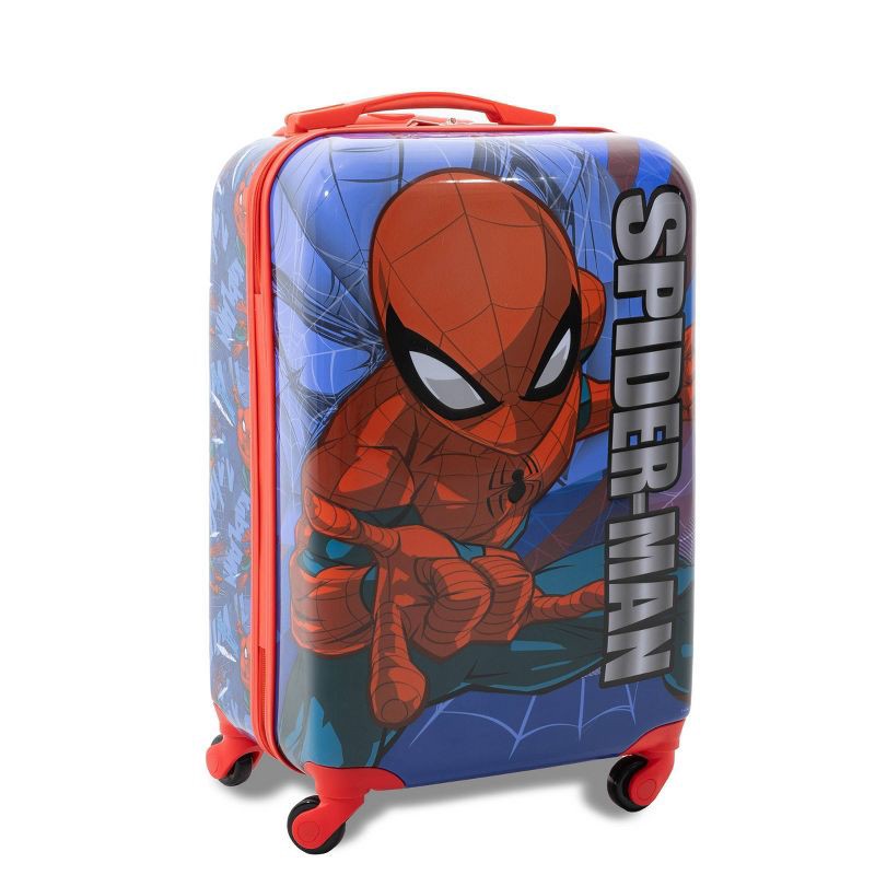 slide 4 of 7, Marvel Kids' Spider-Man Hardside Carry On Spinner Suitcase, 1 ct