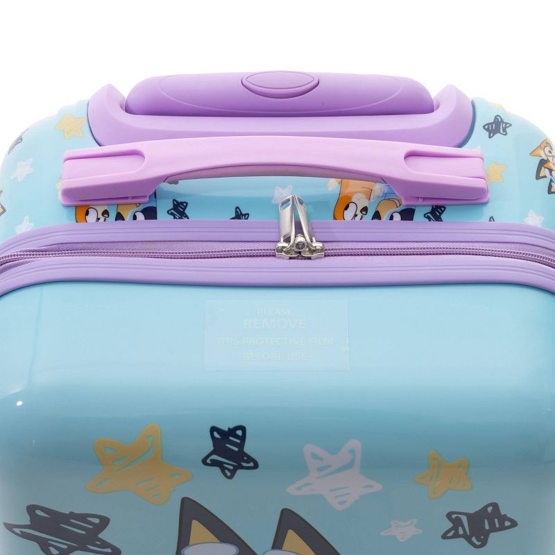 slide 6 of 8, Bluey Hardside Carry On Spinner Suitcase - Blue, 1 ct