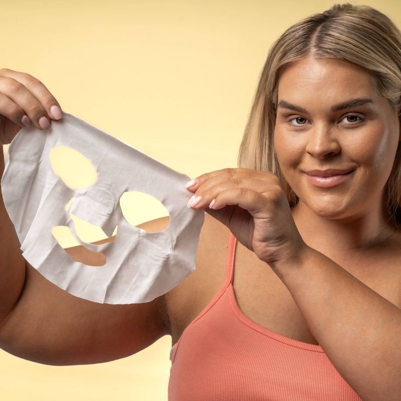 slide 7 of 7, Que Bella 1% Vitamin C Sheet Mask - 0.63oz, 0.63 oz