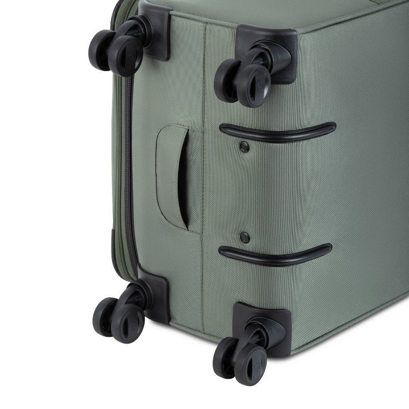 slide 13 of 14, SWISSGEAR Zurich Softside Medium Checked Spinner Suitcase - Green: Tear-Resistant Luggage, 1 ct