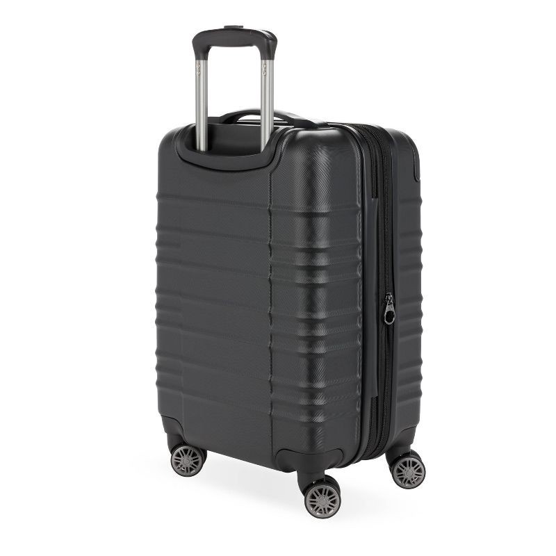 slide 2 of 11, SWISSGEAR Cascade II Hardside Carry On Spinner Suitcase - Black, 1 ct