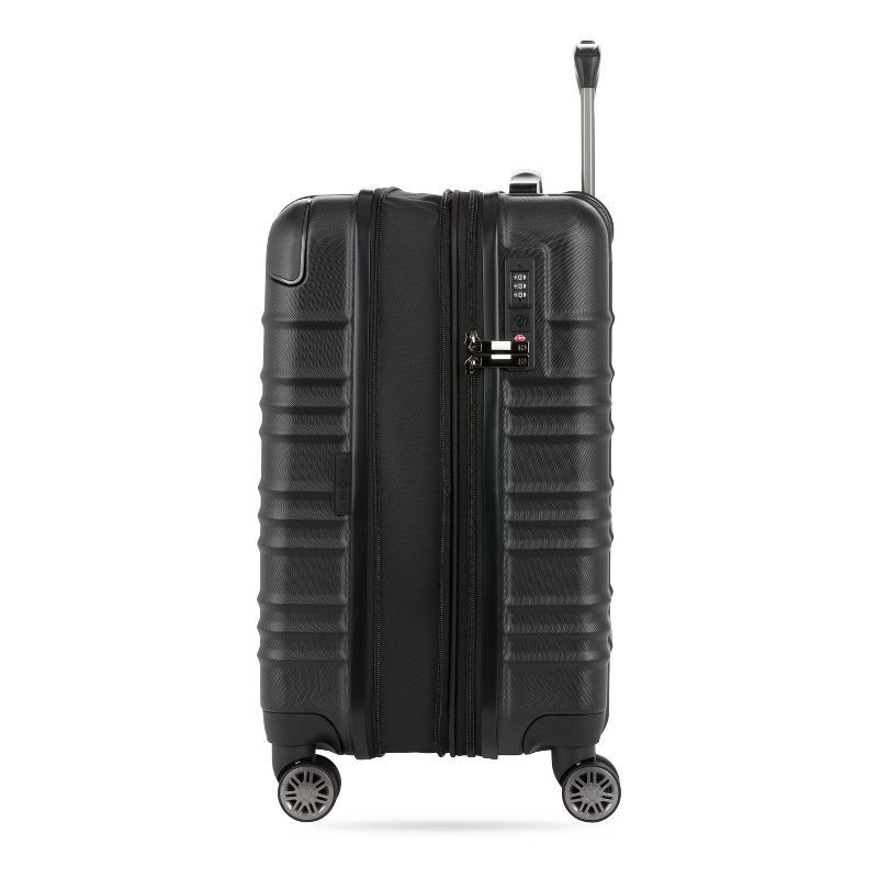 slide 5 of 11, SWISSGEAR Cascade II Hardside Carry On Spinner Suitcase - Black, 1 ct