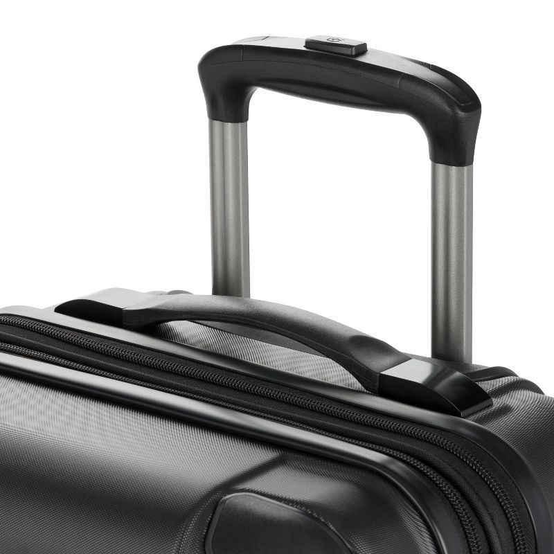 slide 8 of 11, SWISSGEAR Cascade II Hardside Carry On Spinner Suitcase - Black, 1 ct