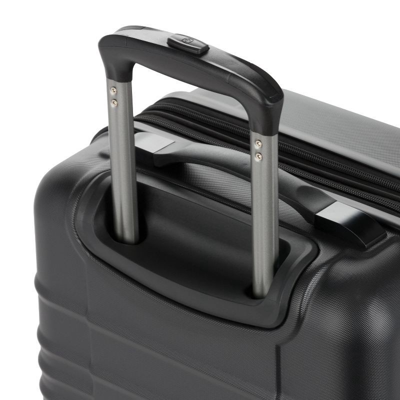 slide 9 of 11, SWISSGEAR Cascade II Hardside Carry On Spinner Suitcase - Black, 1 ct
