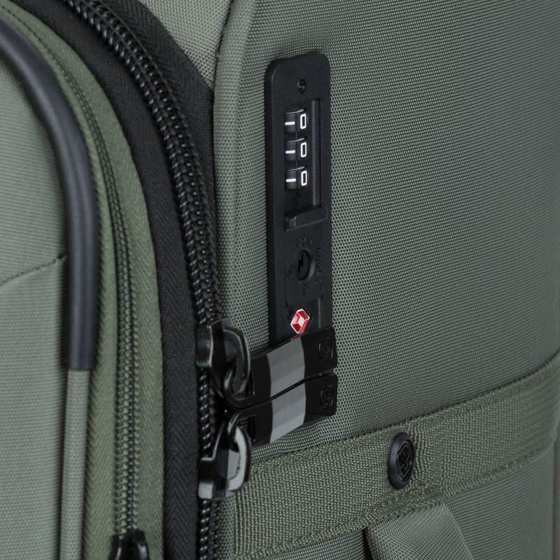 slide 12 of 14, SWISSGEAR Zurich Softside Carry On Spinner Suitcase - Green: 8-Wheel Tear-Resistant Design, 1 ct