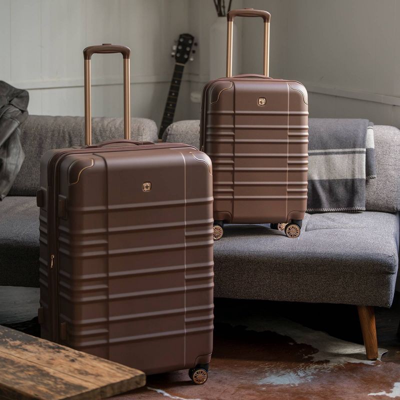 slide 13 of 13, SWISSGEAR Cascade II Hardside Carry On Spinner Suitcase - Maple: 8-Wheel Solid Design, 1 ct