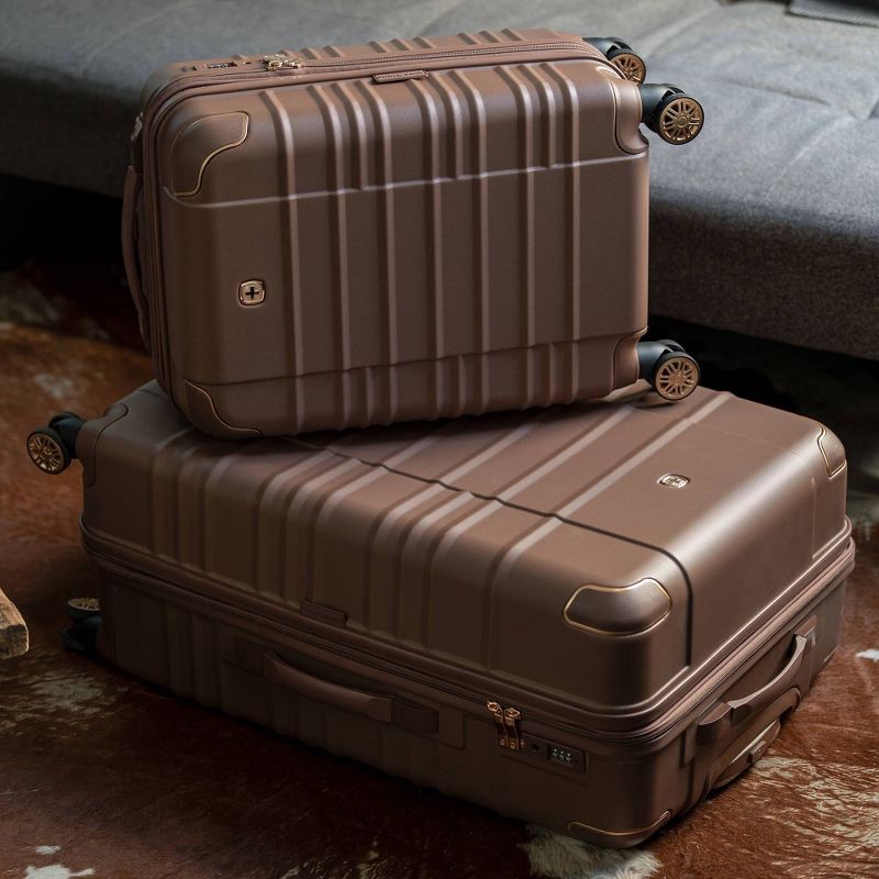 slide 11 of 13, SWISSGEAR Cascade II Hardside Carry On Spinner Suitcase - Maple: 8-Wheel Solid Design, 1 ct