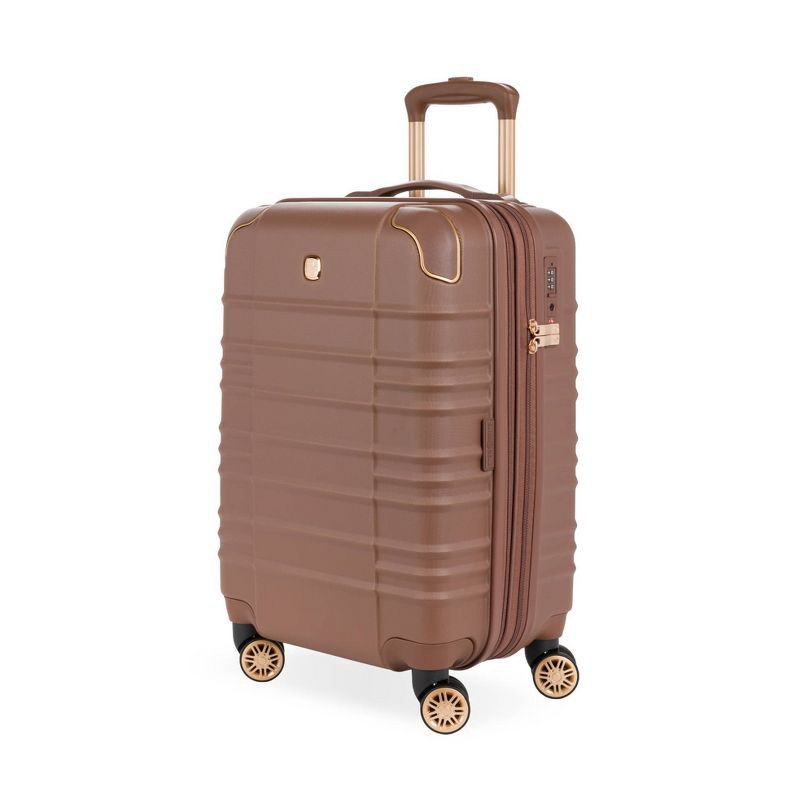 slide 1 of 13, SWISSGEAR Cascade II Hardside Carry On Spinner Suitcase - Maple: 8-Wheel Solid Design, 1 ct