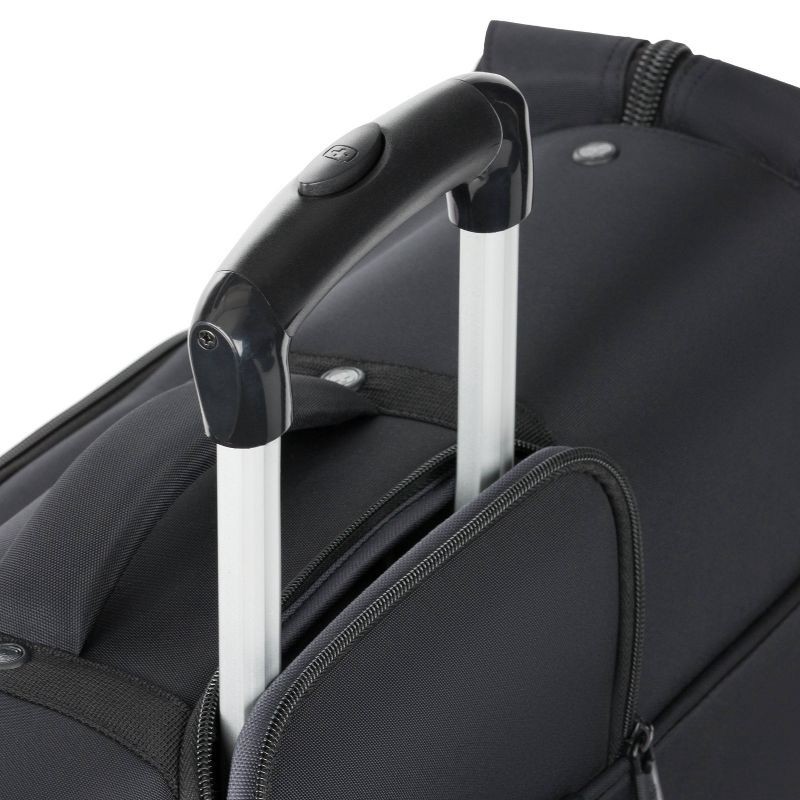 slide 5 of 14, SWISSGEAR Zurich Garment Bag - Black: Softside Spinner Luggage, 1 ct