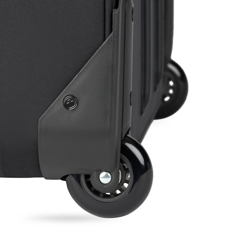 slide 8 of 14, SWISSGEAR Zurich Garment Bag - Black: Softside Spinner Luggage, 1 ct