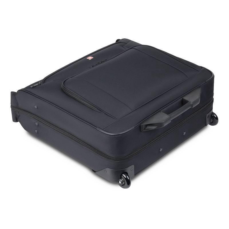 slide 10 of 14, SWISSGEAR Zurich Garment Bag - Black: Softside Spinner Luggage, 1 ct