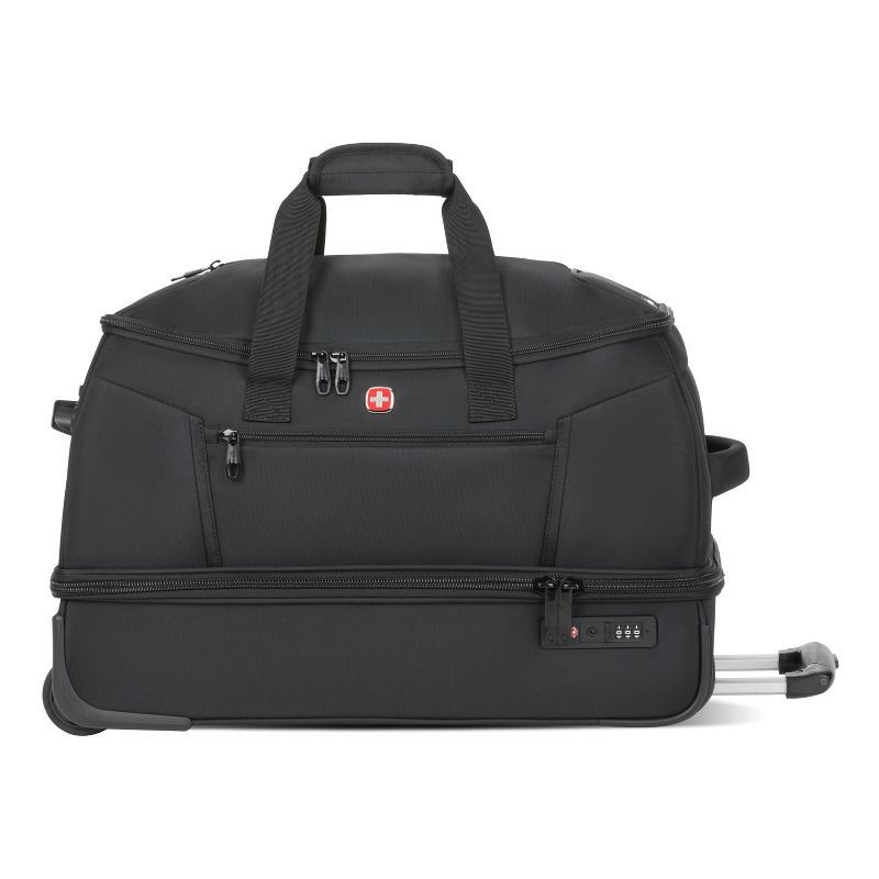 slide 2 of 16, SWISSGEAR Zurich Wheeled 48L Duffel Bag - Black, 48 liter