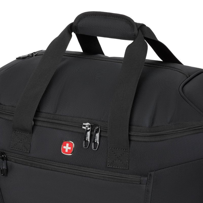 slide 8 of 16, SWISSGEAR Zurich Wheeled 48L Duffel Bag - Black, 48 liter