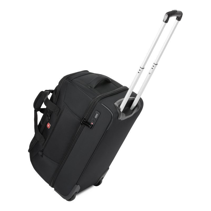slide 11 of 16, SWISSGEAR Zurich Wheeled 48L Duffel Bag - Black, 48 liter