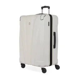SWISSGEAR Cascade Hardside Large Checked Spinner Suitcase - Sustained Gray: 8-Wheel, Telescoping Handle