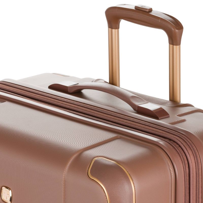 slide 9 of 13, SWISSGEAR Cascade II Hardside Large Checked Spinner Suitcase - Maple: Tear-Resistant, 8 Wheels, 1 ct