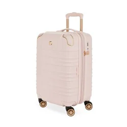 SWISSGEAR Cascade Hardside Carry On Spinner Suitcase - Rose: 8-Wheel Rubberized Corners