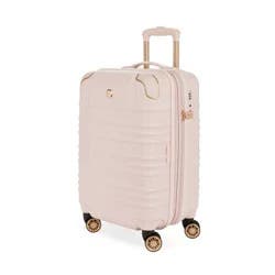 SWISSGEAR Cascade Hardside Carry On Spinner Suitcase - Rose: 8-Wheel Rubberized Corners