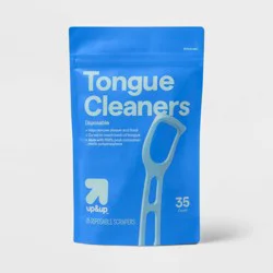 Disposable Tongue Scrapers - 35ct - up&up