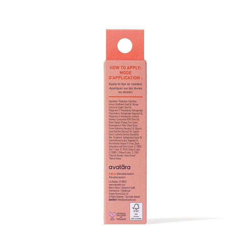 slide 2 of 11, Avatara Papaya Pop Tinted Lip Jelly - 0.5 fl oz, 0.5 fl oz