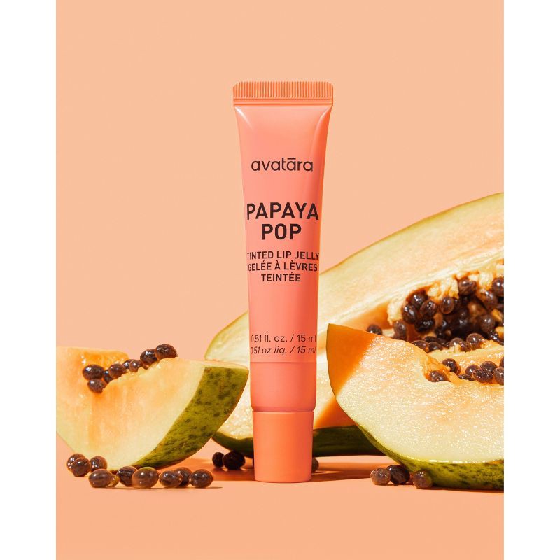 slide 5 of 11, Avatara Papaya Pop Tinted Lip Jelly - 0.5 fl oz, 0.5 fl oz