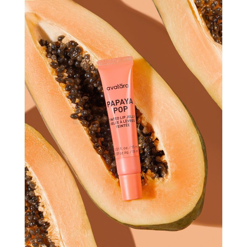 slide 7 of 11, Avatara Papaya Pop Tinted Lip Jelly - 0.5 fl oz, 0.5 fl oz