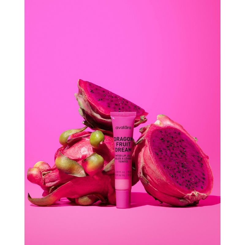 slide 3 of 10, Avatara Dream Tinted Lip Jelly - Dragon Fruit - 0.5 fl oz, 0.5 fl oz