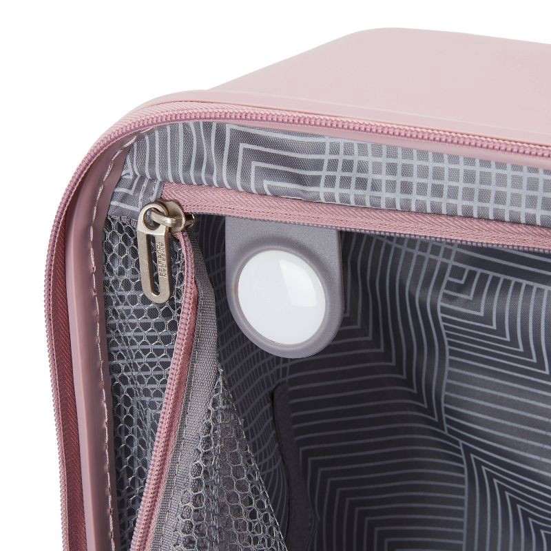slide 5 of 11, American Tourister Trunk Hardside Spinner Suitcase - Cosmetic Pink: Checked Luggage, 1 ct