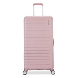 American Tourister Trunk Hardside Spinner Suitcase - Cosmetic Pink: Checked Luggage