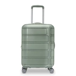 American Tourister Vital Hardside Carry On Spinner Suitcase - Jade Green: Luggage 4-Wheel Spinner