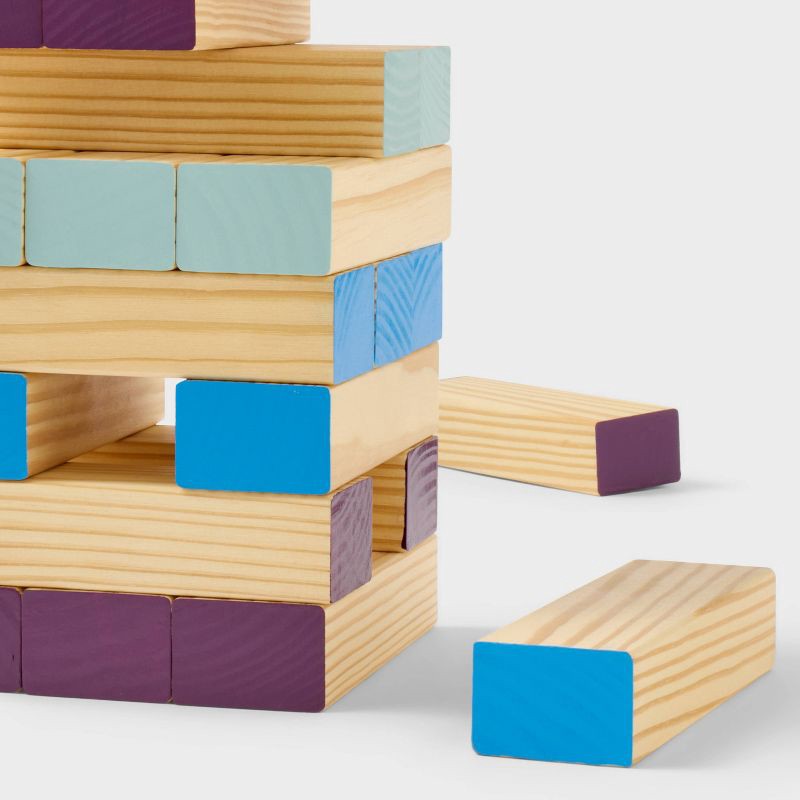 slide 3 of 4, 54pc Giant Tumbling Blocks - Embark™: Lawn and Outdoor Family Fun, 54 ct