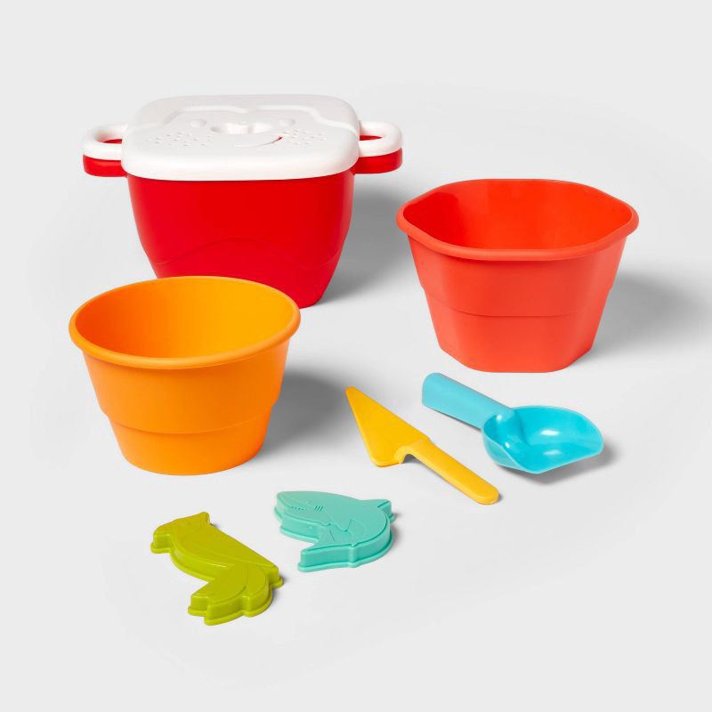 slide 3 of 4, Monkey Play Combo Set Sand Toys - Sun Squad™: Beach Toys for Kids, Ages 18 Months+, 1 ct