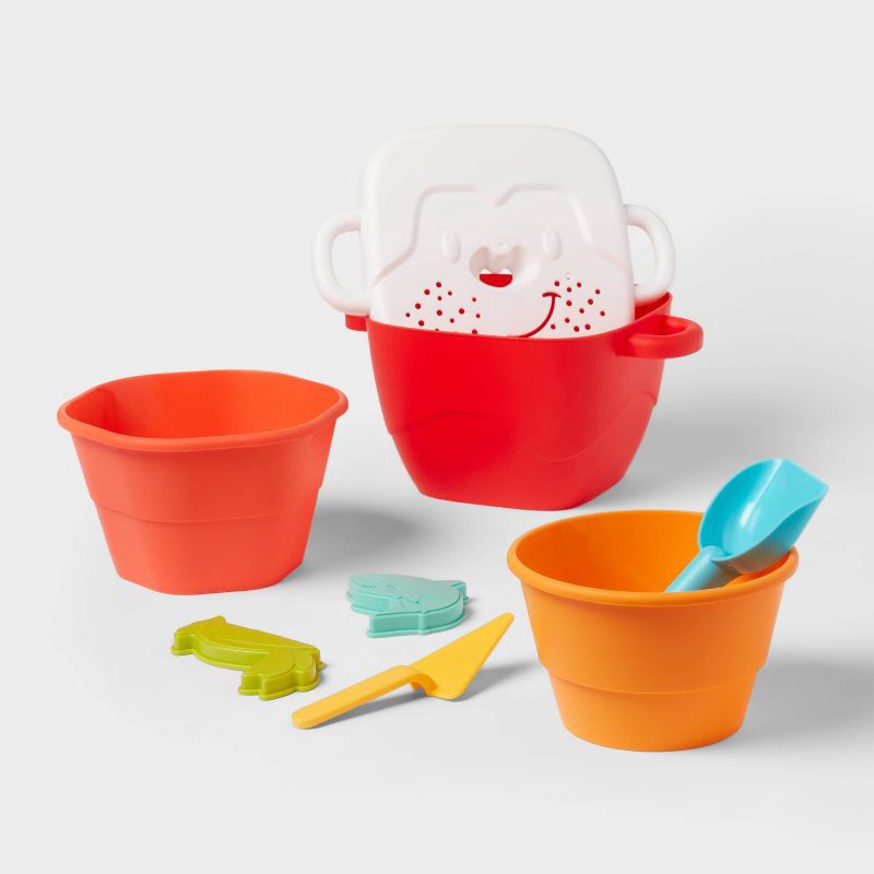 slide 1 of 4, Monkey Play Combo Set Sand Toys - Sun Squad™: Beach Toys for Kids, Ages 18 Months+, 1 ct