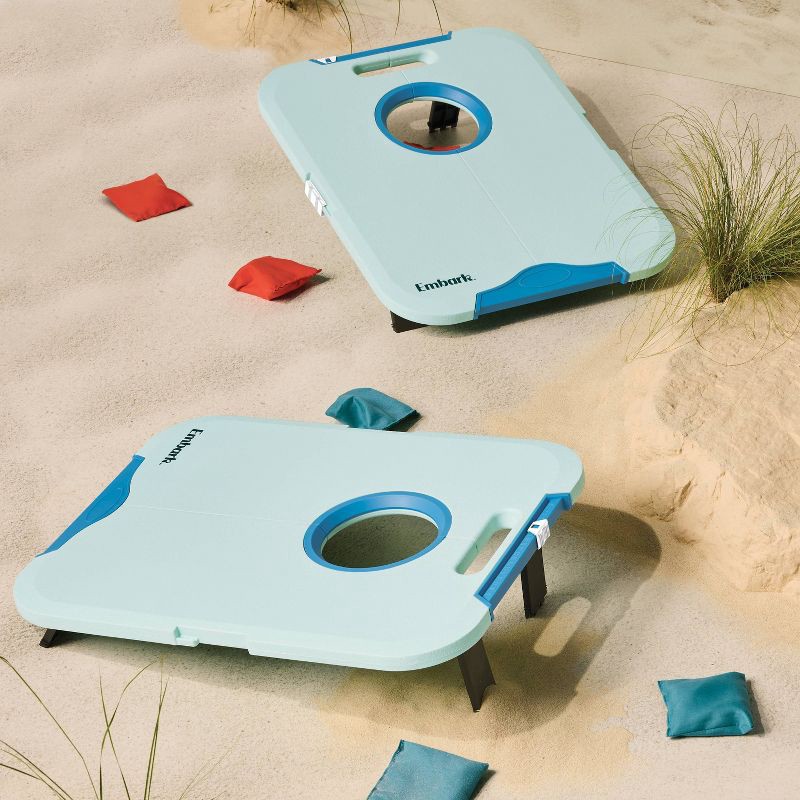 slide 1 of 4, Molded Bean Bag Toss 23.5" x 18" - Embark™: Lawn Game Set for Adults, 1 ct