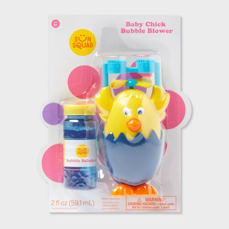 slide 4 of 4, Chick Bubble Blower - Sun Squad™: Bubble Toy for Kids 3+, 1 ct