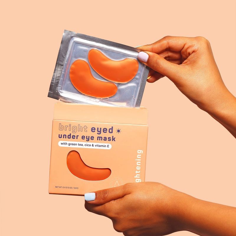 slide 2 of 5, SpaLife Brightening Undereye Mask - Bright Eyed - 6ct, 6 ct