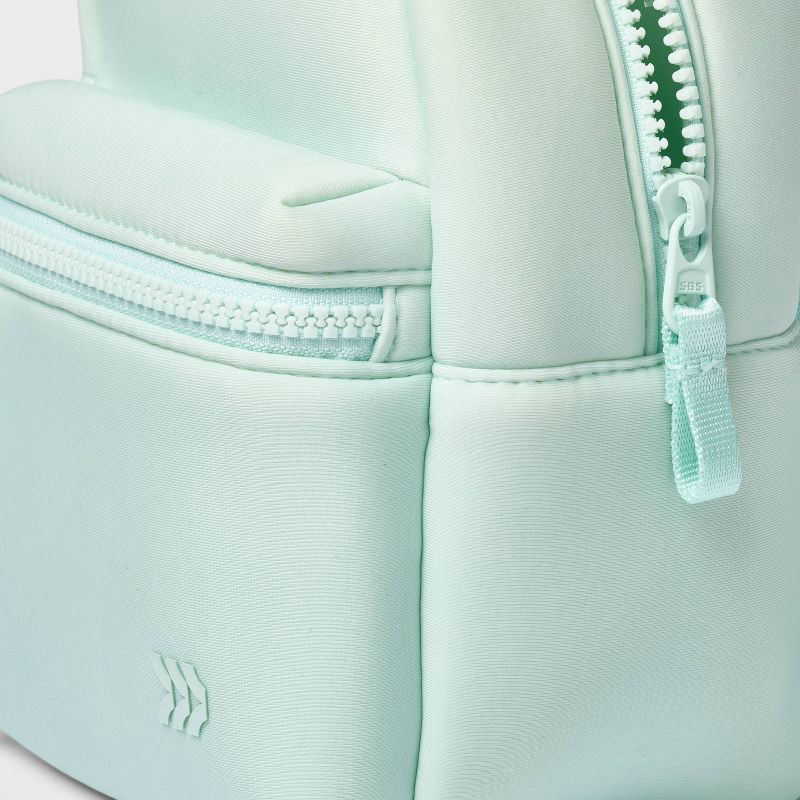 slide 4 of 4, 8.5" Neoprene Mini Backpack Light Mint Green - All In Motion™: Water-Resistant, Adjustable Strap, 1 ct