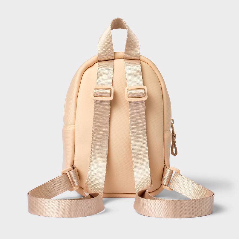 slide 2 of 4, 8.5" Neoprene Mini Backpack Cream - All In Motion™: Water-Resistant, Adjustable Strap, 1 ct