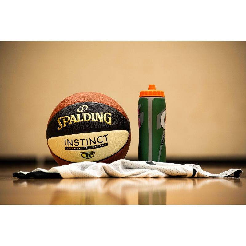slide 4 of 6, Spalding Instinct 29.5" Basketball: Official Size, Composite Shell, All Ages, 1 ct