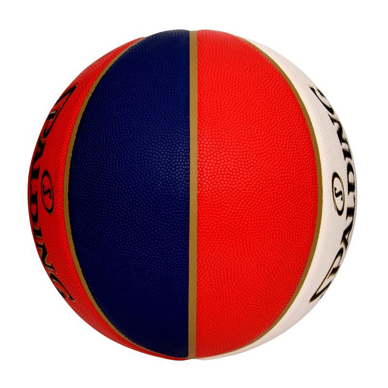 slide 5 of 5, Spalding Elevation 29.5'' Basketball - Red/White/Blue: For All Ages, Official Size 7, 1 ct