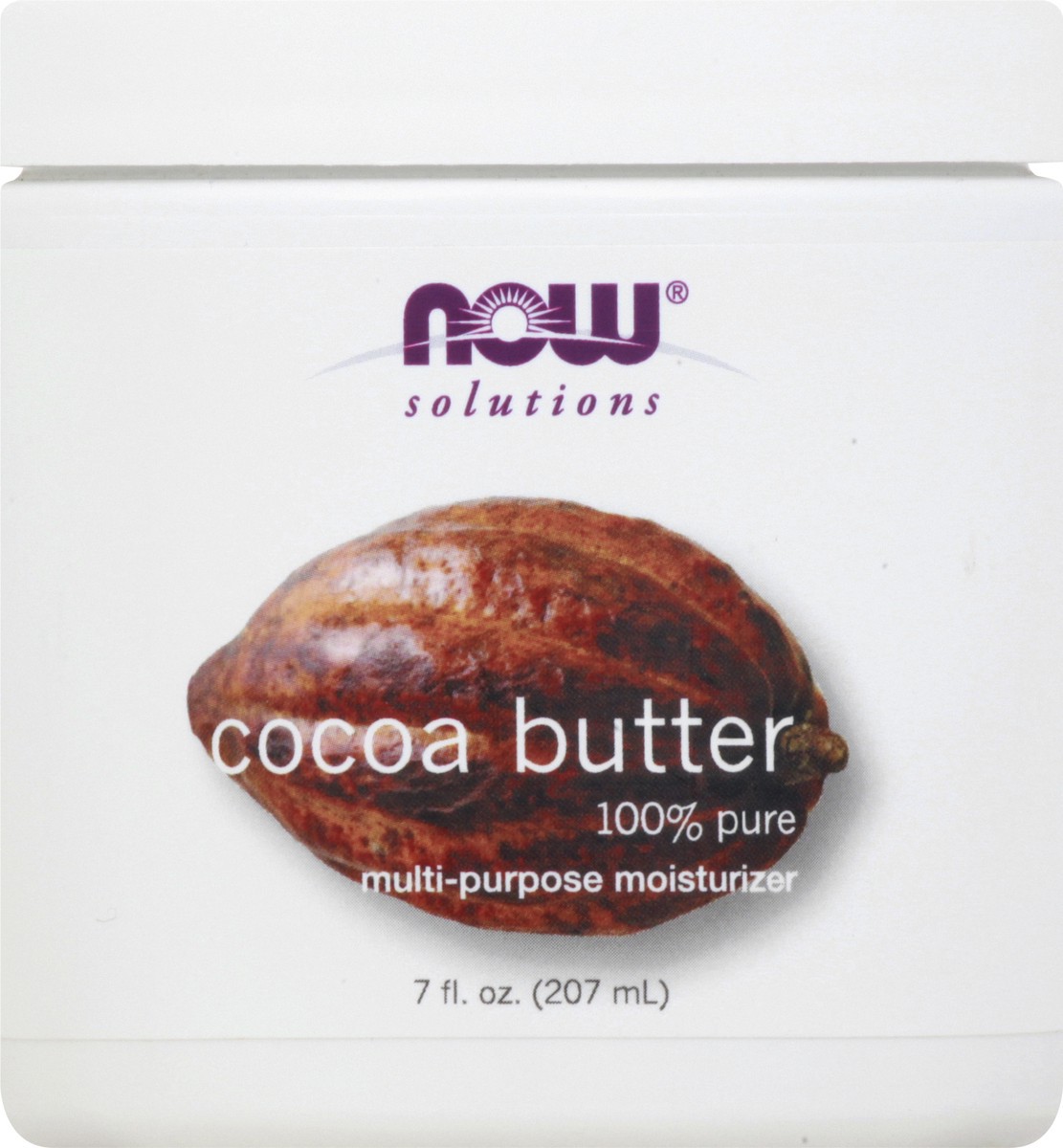 slide 1 of 5, Now Naturals Solutions 100% Pure Cocoa Butter Multi-Purpose Moisturizer 7 oz, 7 oz