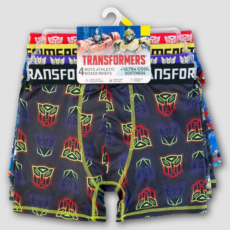 slide 2 of 4, Boys' Transformers 4pk Boxer Briefs - 6, 4 ct