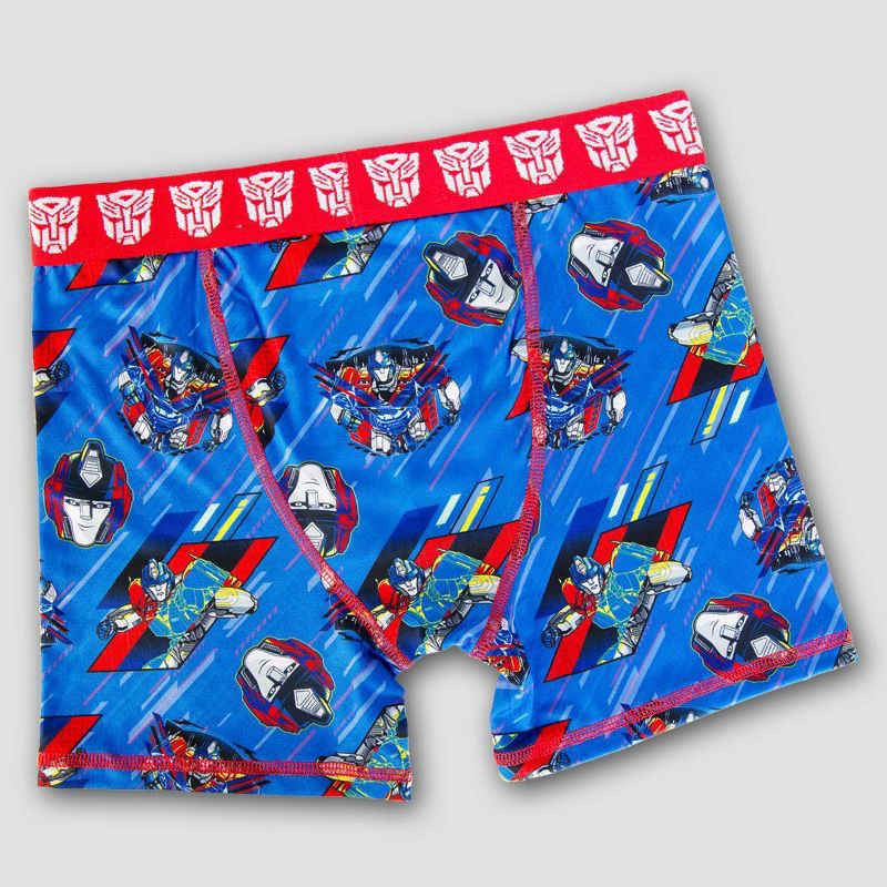 slide 3 of 4, Boys' Transformers 4pk Boxer Briefs - 6, 4 ct